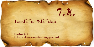 Tamás Médea névjegykártya